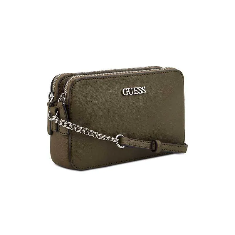 TIDEWOOD MINI COMPARTMENT CROSSBODY - TAS GUESS ORIGINAL WANITA