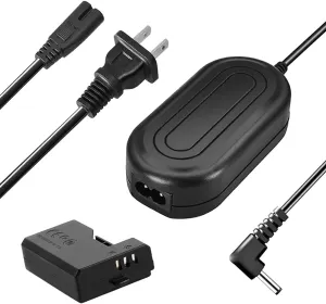 TKDY LP-E10 EOS Rebel T7 Dummy Battery ACK-E10 Continuous Power Supply DR-E10 DC Coupler Kit for Canon EOS T7 T6 T5 T3, Kiss X50 X70 X80 X90, EOS 1100D 1200D 1300D 1500D 2000D Digital Camera.