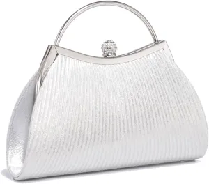 Tmore Evening Purses for Women Sparkly Handbags with Chain Womens Evening Bag for Wedding Party Prom