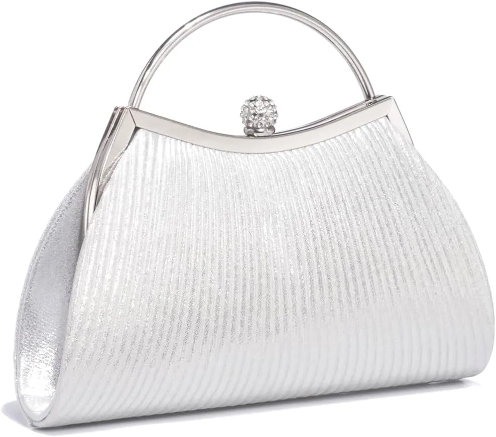 Tmore Evening Purses for Women Sparkly Handbags with Chain Womens Evening Bag for Wedding Party Prom