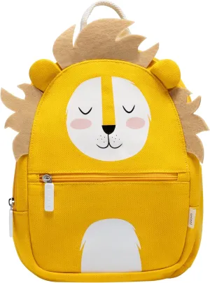 Toddler Mini Backpack for Girls and Boys, Child Backpack for School and Travel, Kindergarten, Elementary, Kids Ages 2–5, Padded Back, Adjustable Straps - Lion