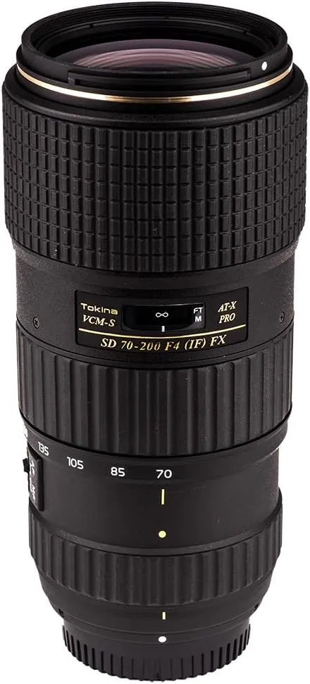 Tokina ATXAF720FXN 70-200mm f/4 Pro FX VCM-S Lens for Nikon
