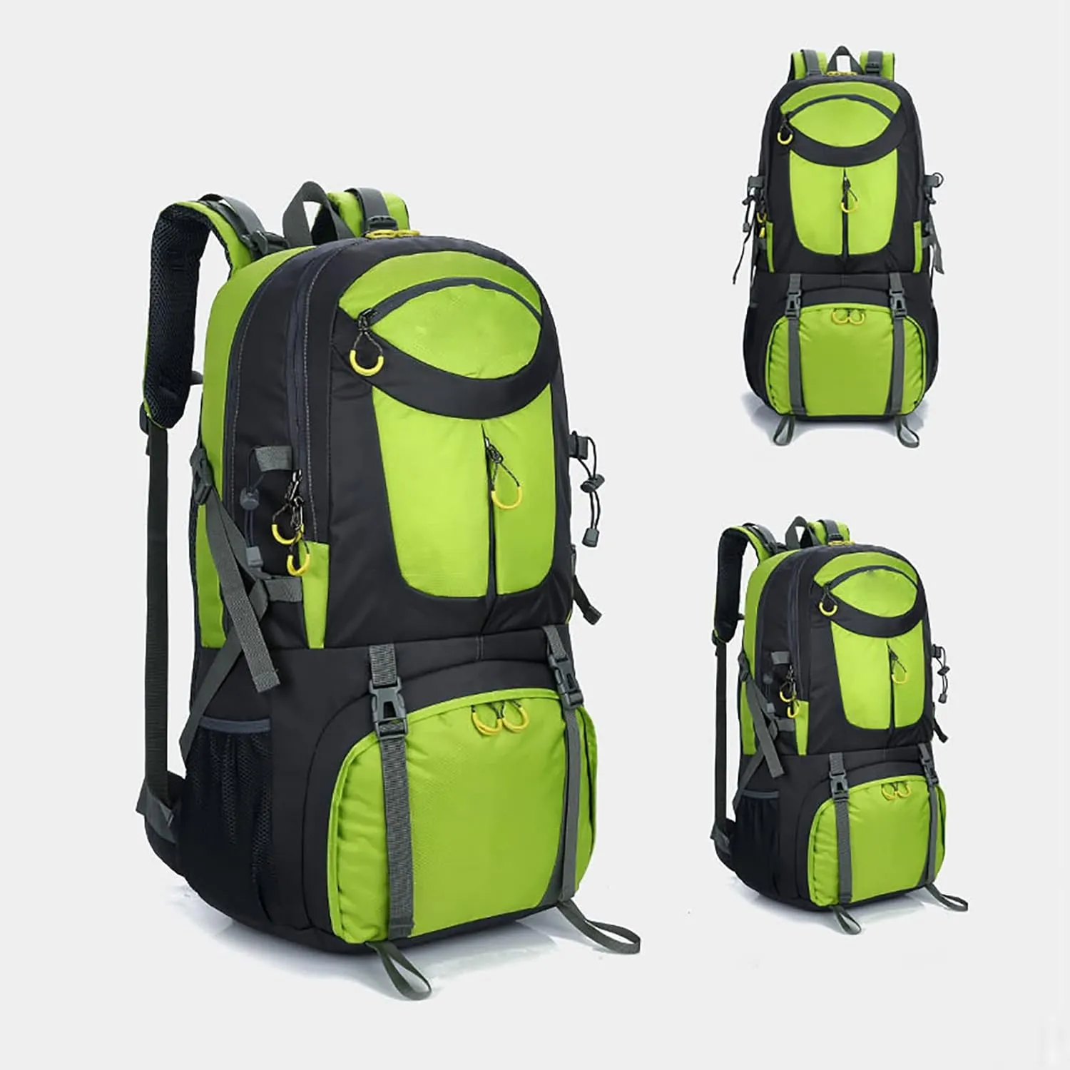 Topyond 50L Large Capacity Waterproof Mountaineering Bag, Outdoor Hiking Bag, Suitable for Leisure and Outdoor Activities
