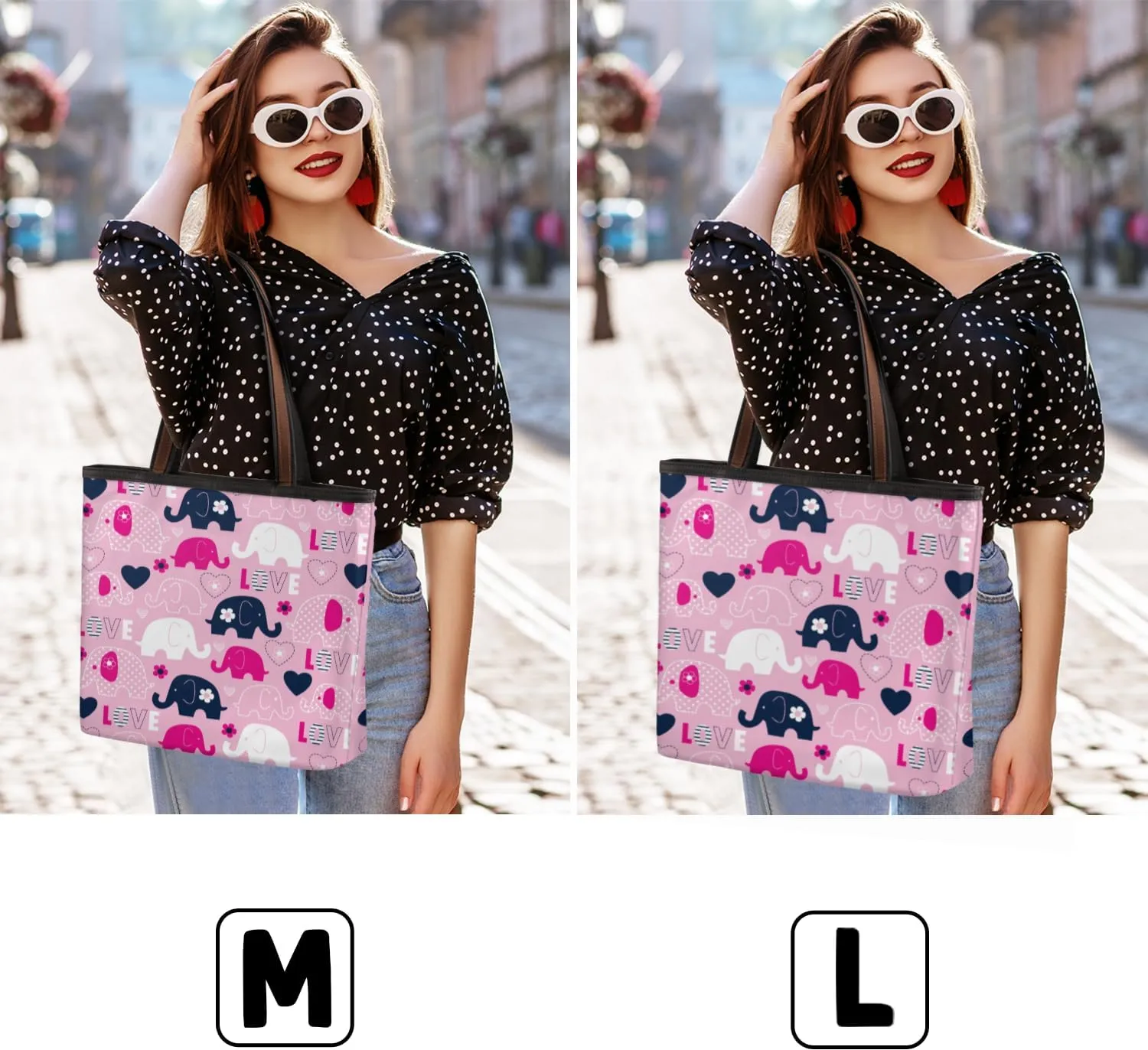 Tote Bag for Women with Zipper Large Capacity Top Handle Casual Shoulder Bag Handbag Reusable Shopping