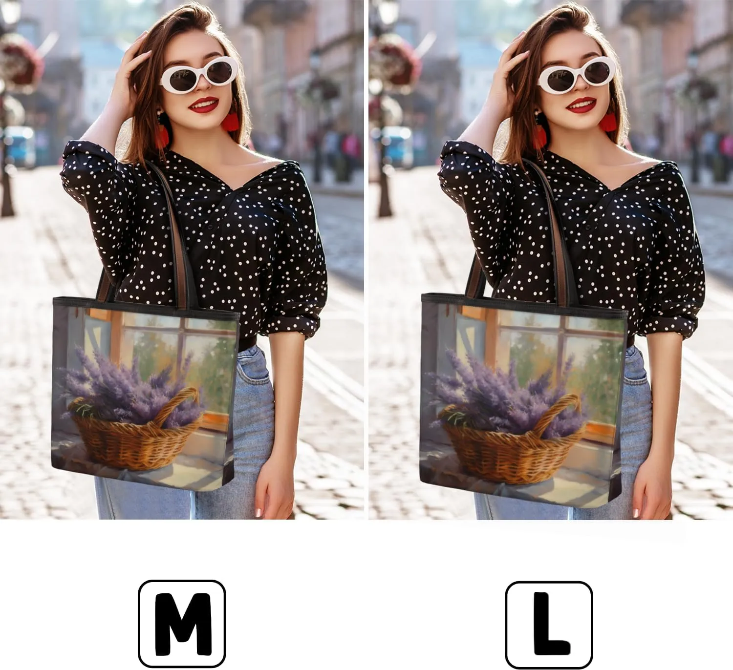 Tote Bag for Women with Zipper Large Capacity Top Handle Casual Shoulder Bag Handbag Reusable Shopping