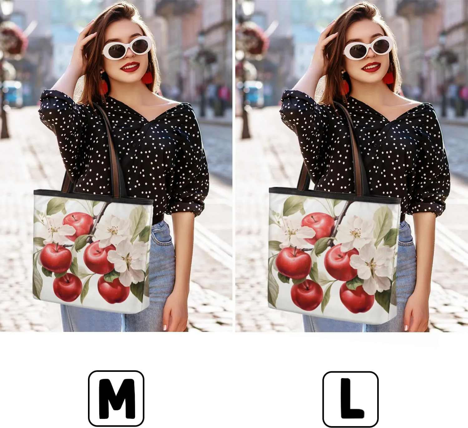 Tote Bag for Women with Zipper Large Capacity Top Handle Casual Shoulder Bag Handbag Reusable Shopping