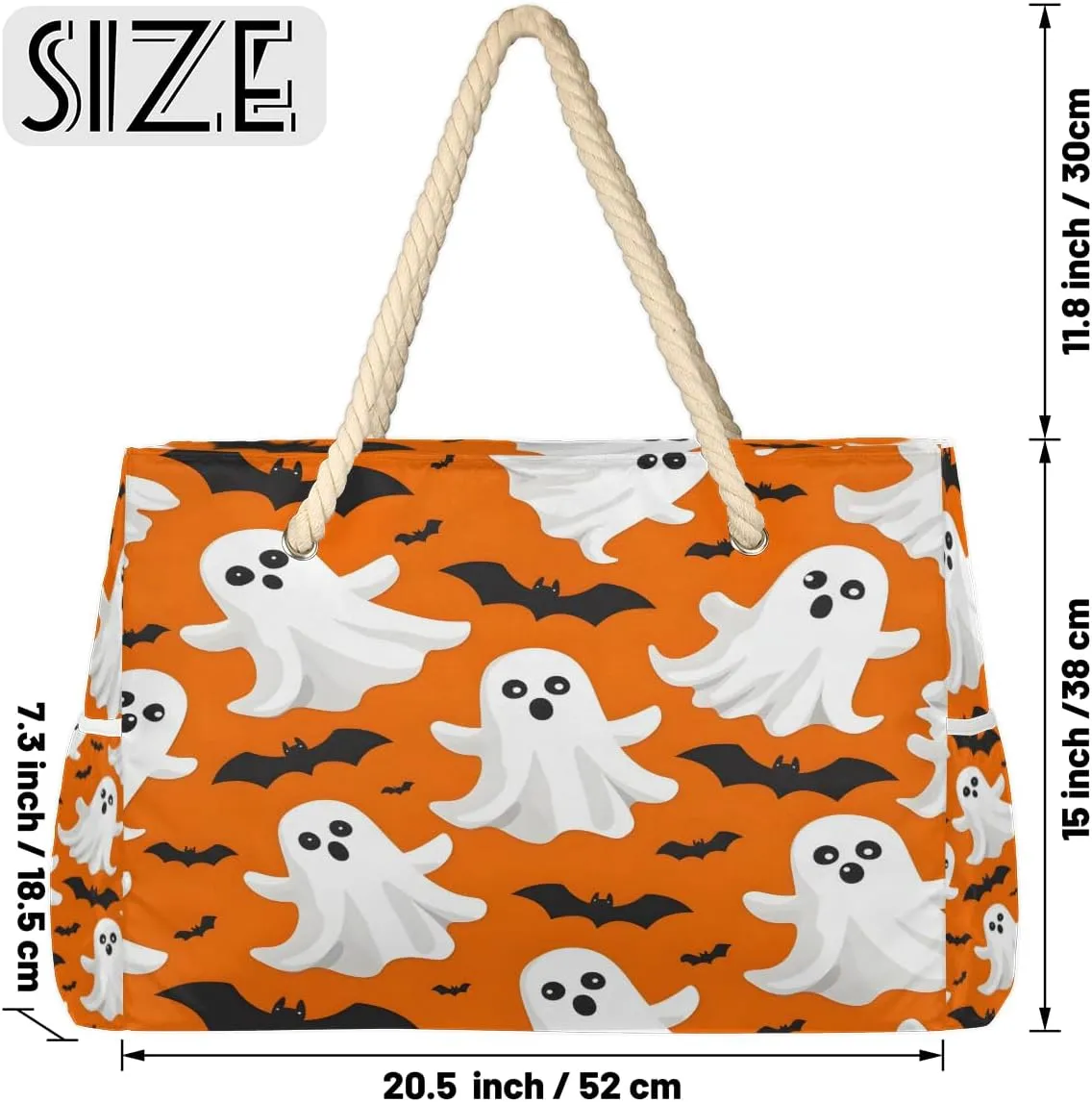 Tote Beach Bags for Women with Zipper Waterproof Sandproof Swim Pool Grocery Gym Travel Bag