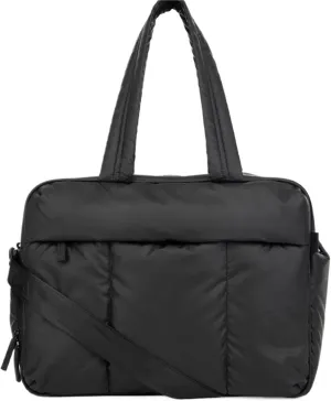 Travel Duffel Bag Down Duffel Bag Large Capacity Women Shoulder Bags Multifunctional Large Capacity Dry Wet Separation Hand Bag(Black)