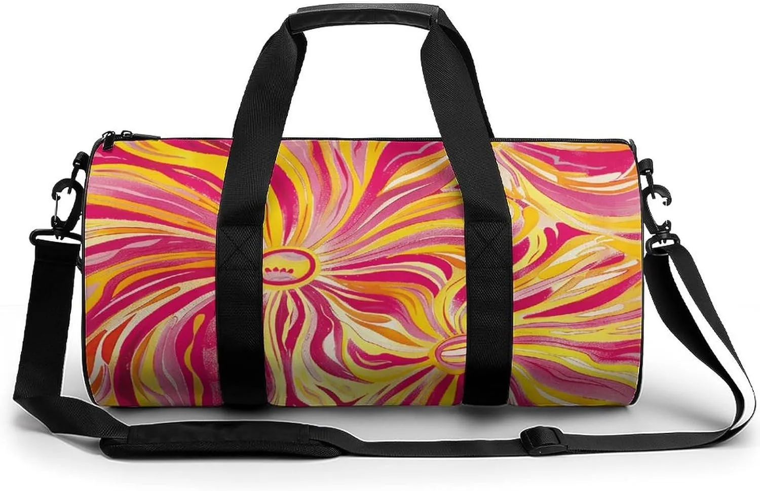 Travel Duffle Bag Lines with Rotation Weekender Bags for Women Large Capacity Travel Overnight Bags Foldable Carry On Tote Bags Lightweight Sport Gym Bag For Travel/Gift