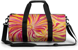 Travel Duffle Bag Lines with Rotation Weekender Bags for Women Large Capacity Travel Overnight Bags Foldable Carry On Tote Bags Lightweight Sport Gym Bag For Travel/Gift