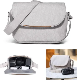 ULANZI Camera Bag, SLR/DSLR Camera Case Professional, Crossbody Photography Small Bag Fashion, Shoulder Bag for Women and Men Compatible for Sony Canon Nikon Mirrorless Camera Lightweight