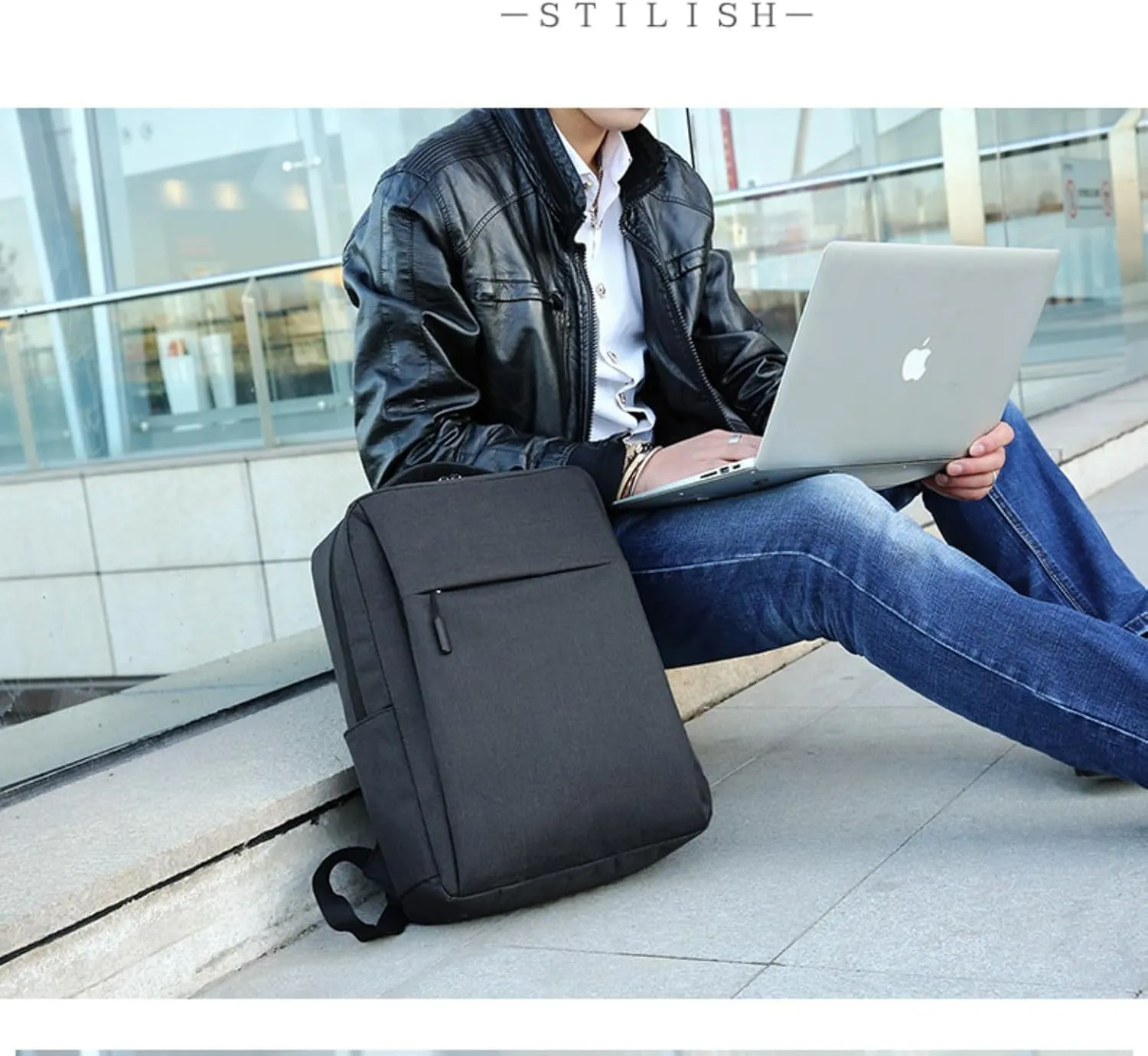 Ultimate Travel Laptop Backpack for Women & Men - 15.6 Inch Carry On Backpack with USB Charging, Waterproof & Anti-Theft Design | Work Backpack for Commuters, Business Trips, College Students (Black)
