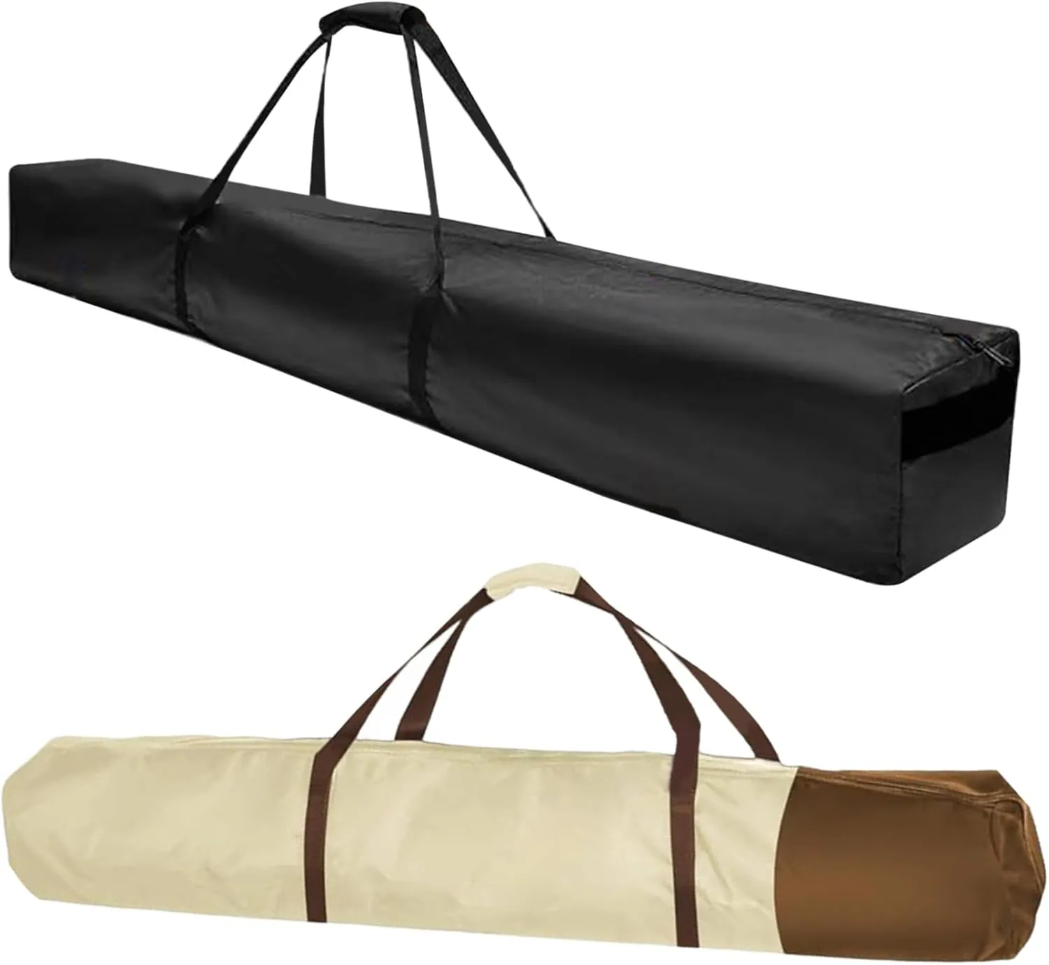 Umbrella Storage Bag Waterproof Oversized Outdoor Beach Umbrella Carrying Bag 57 Inch Umbrella Carry Bag Beach Umbrella Storage Bag Oversized Patio Hammock and Steel Stand Storage Bag White