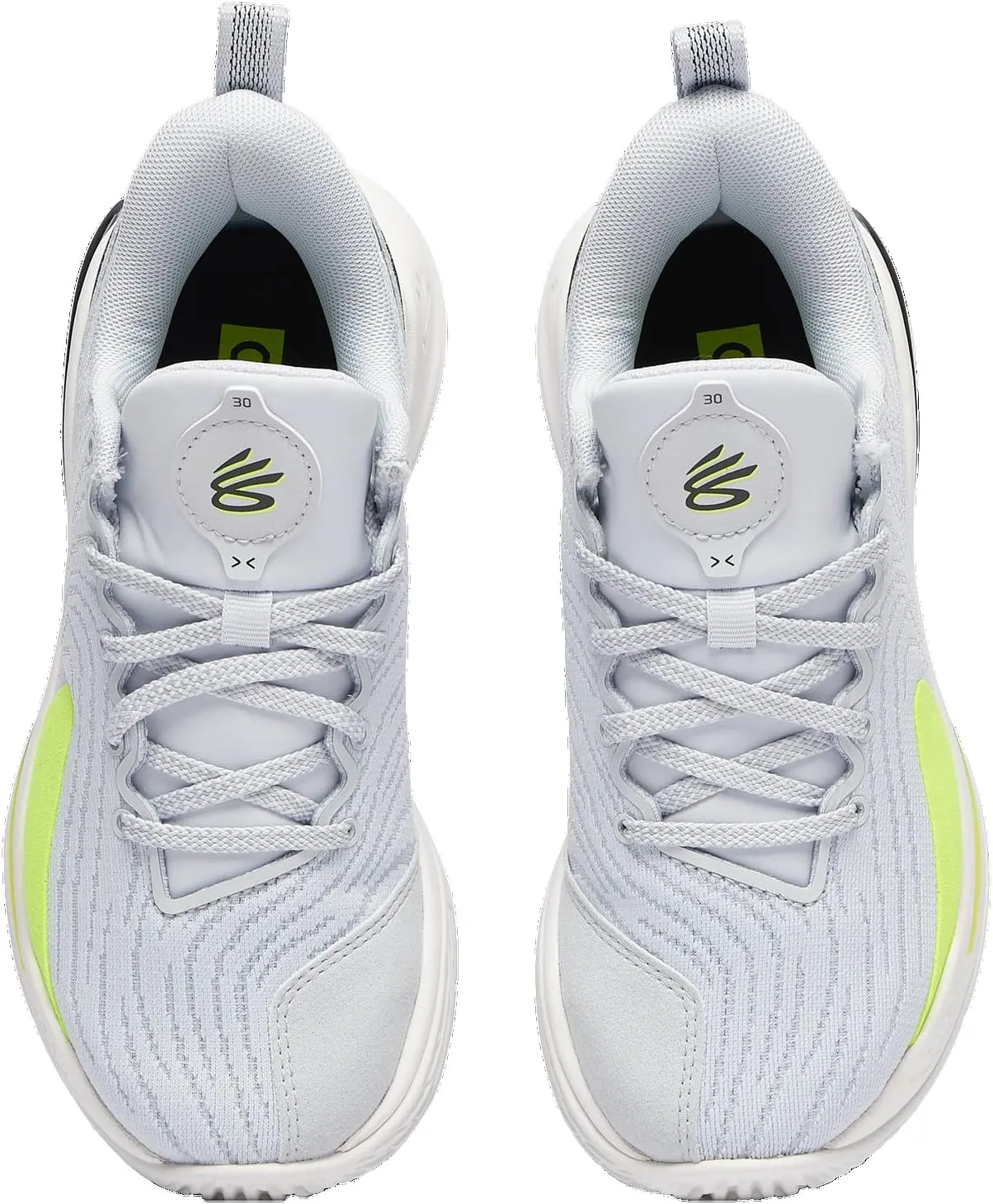 Under Armour Curry 12 Anti Gravity - Boys' Grade School (Grey/Volt/White)