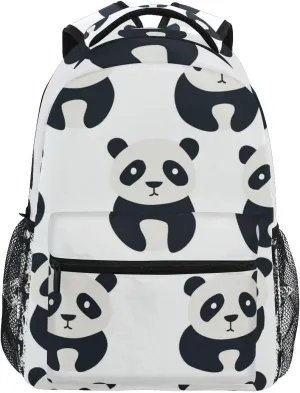 Unhappy Panda School Backpack Bookbag for Boys Girls Elementary School Casual Travel Bag Computer Laptop Daypack