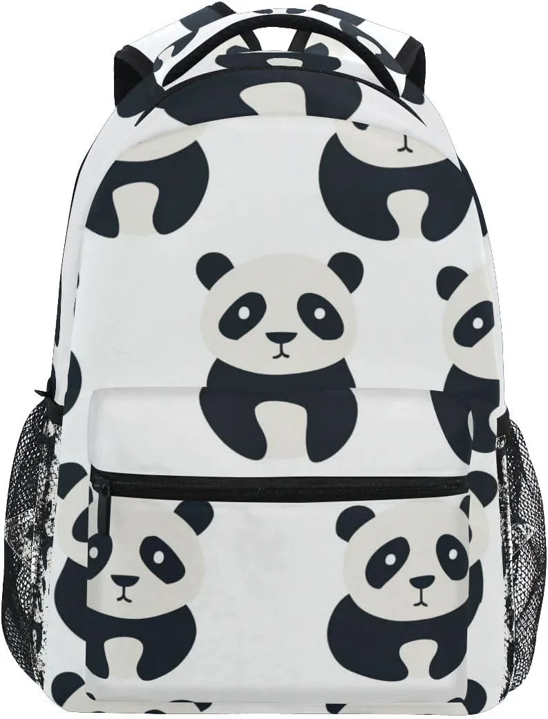 Unhappy Panda School Backpack Bookbag for Boys Girls Elementary School Casual Travel Bag Computer Laptop Daypack