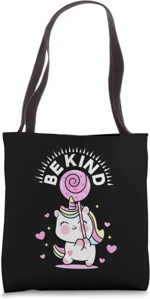 Unicorn Be Kind Kindness Inclusion Diversity Anti-Bullying Tote Bag