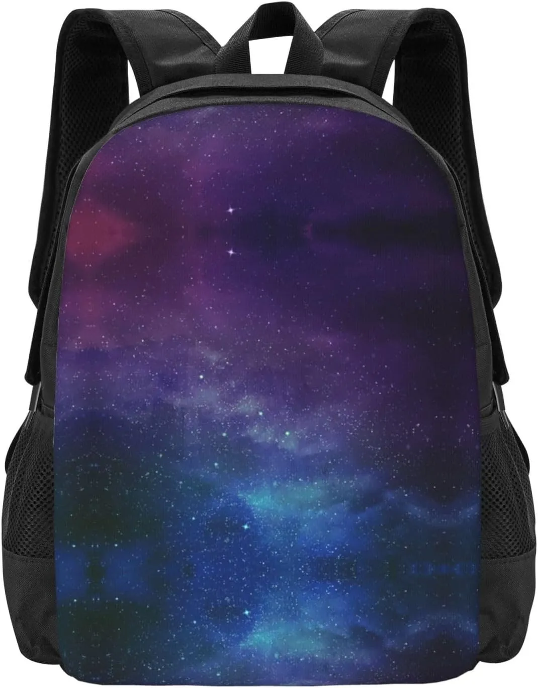 Universe with Stars and Galaxy Interstellar Print Travel Backpack Carry On Flight Approved,Laptop Backpack,Tech-Ready Personal Item Travel Bag
