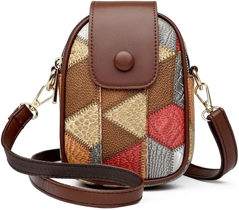 Urban Chic Leather Crossbody – Compact & Versatile Phone Bag for Women