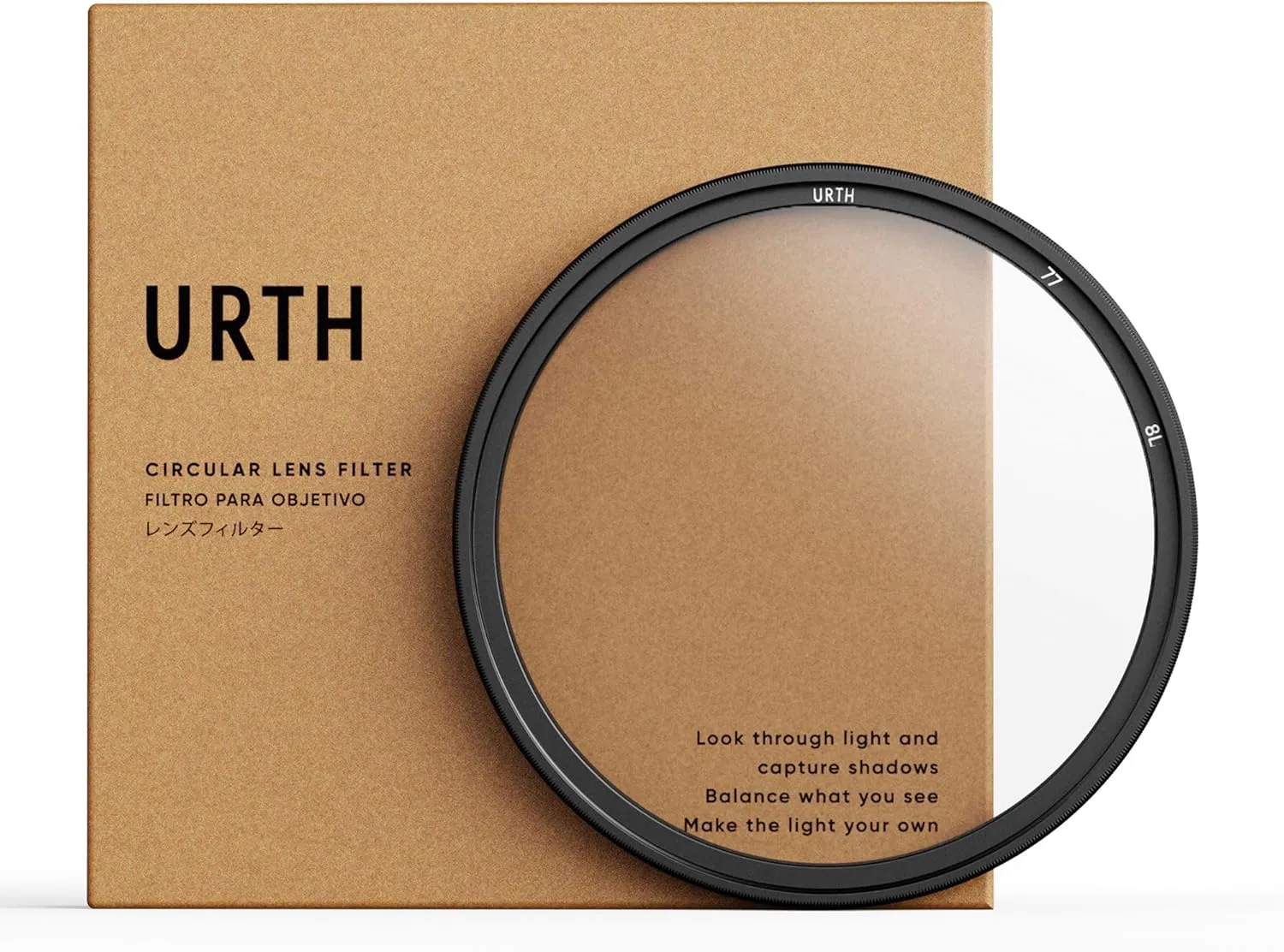 Urth 77mm UV Lens Filter - Ultra-Slim, Multi-Coated UV Camera Lens Protection