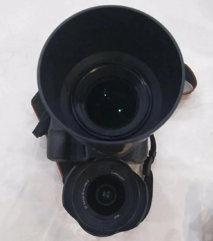 Used Sony A58 DSLR Camera with 18-55mm II & 55-300mm Dual Lenses - 90% New, Perfect for Travel