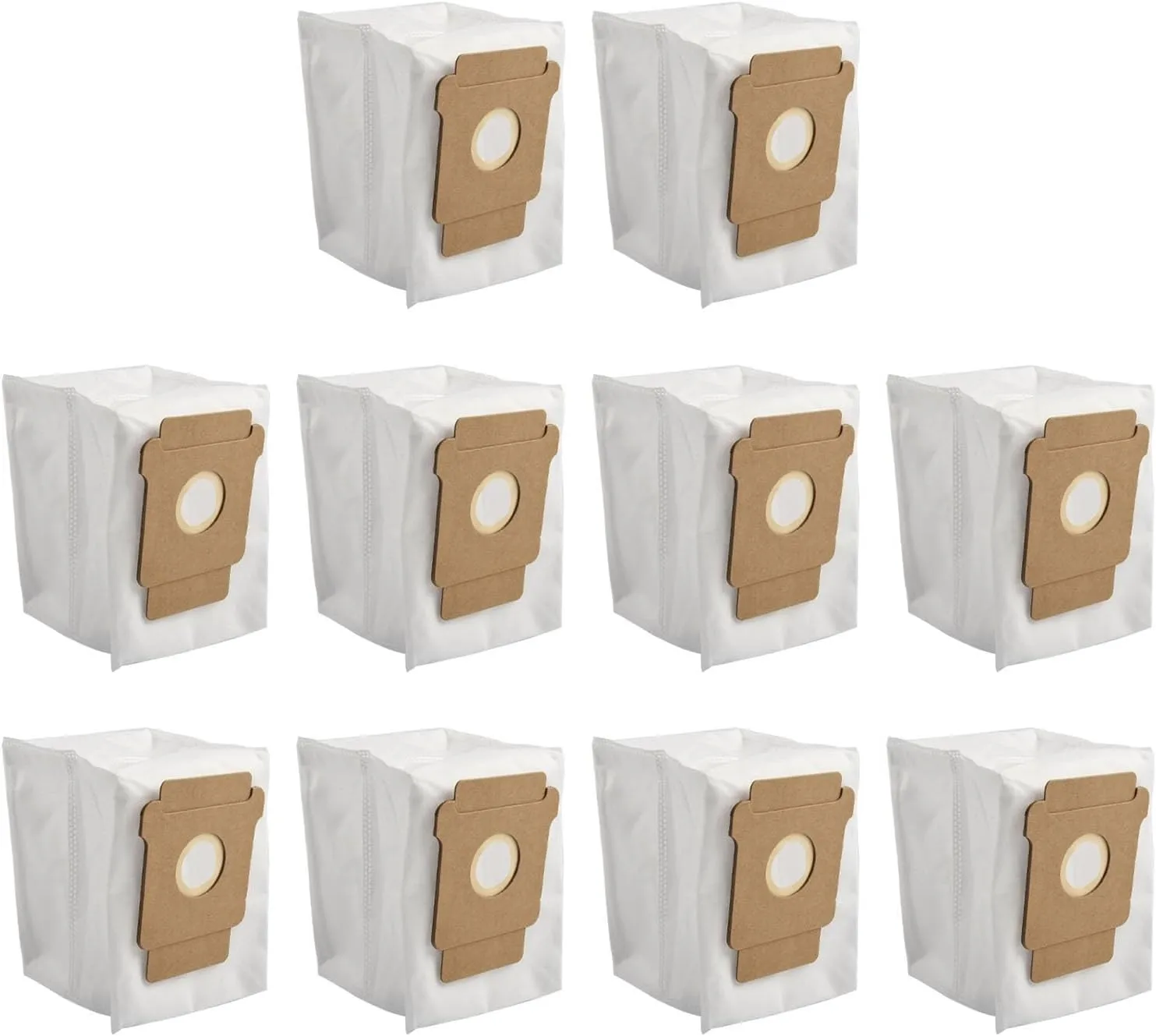 Vacuum Replacement Dust Bags 2.8L Compatible with Essential Robot Vacuum i1  i2  i3  i4  i5  i6  i7  i8  i9  j5  j6  j7  j8  j9  s9  Series Clean Base Automatic Dirt Disposal Model(10 PACK)
