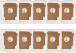 Vacuum Replacement Dust Bags 2.8L Compatible with Essential Robot Vacuum i1  i2  i3  i4  i5  i6  i7  i8  i9  j5  j6  j7  j8  j9  s9  Series Clean Base Automatic Dirt Disposal Model(10 PACK)