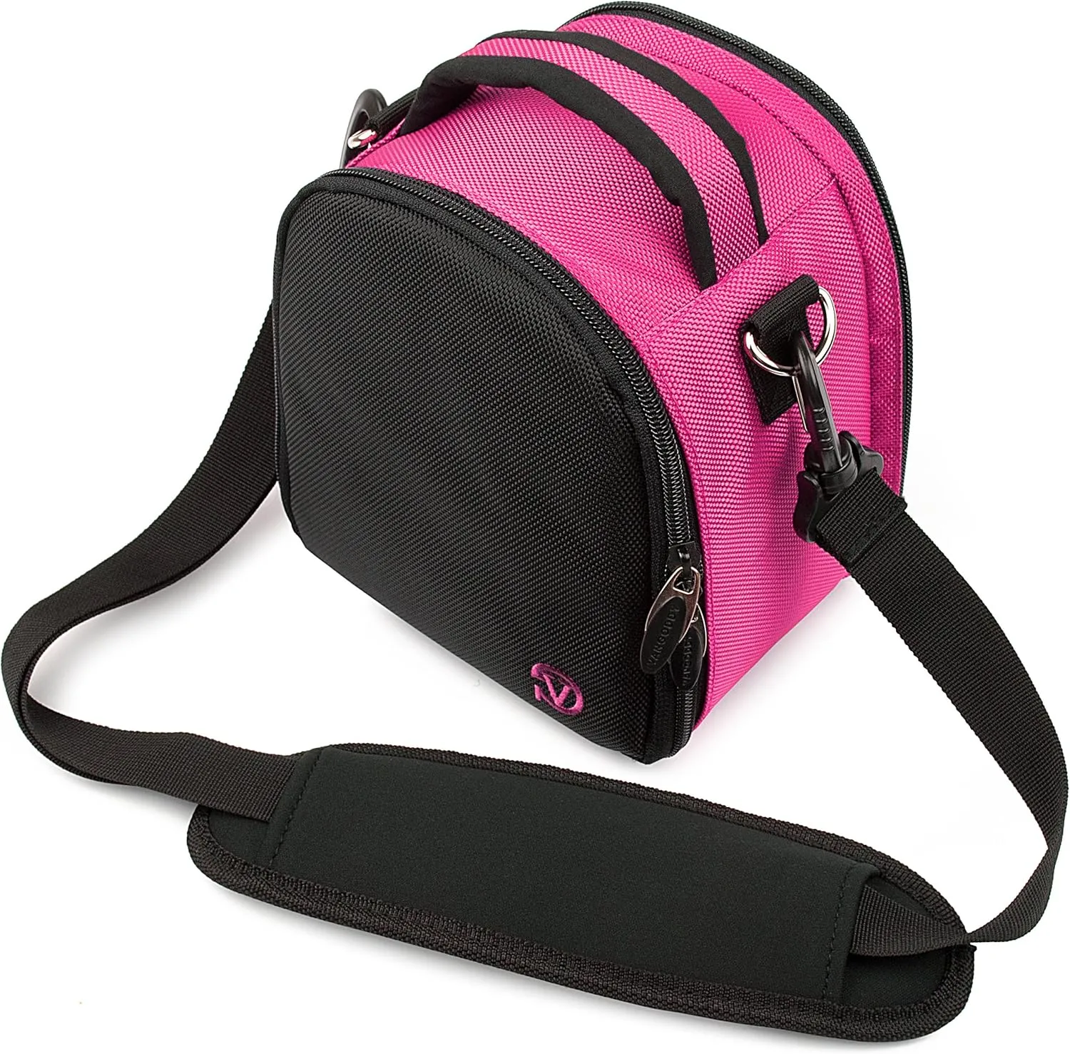 Vangoddy VGLaurelHPNK Laurel DSLR Camera Case with Removable Shoulder Strap (Hot Pink)