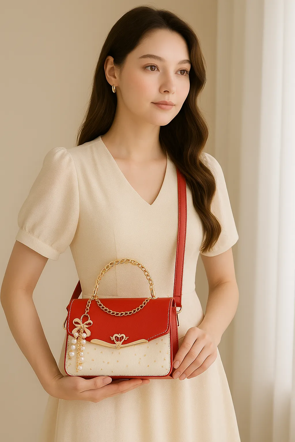 Veloria™ Compact Messenger Satchel