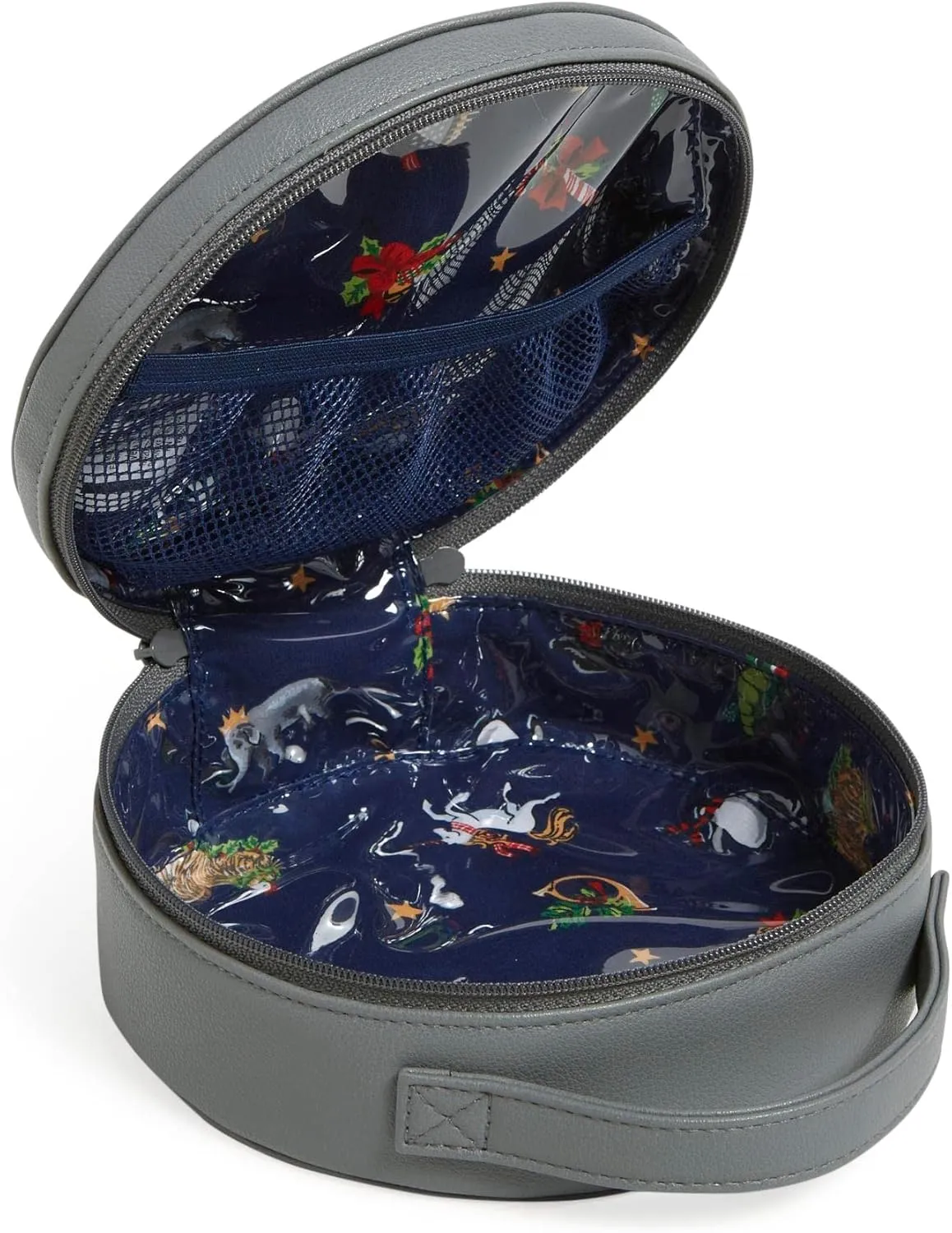 Vera Bradley Women's Novelty Cosmetic Makeup Organizer Bag, Penguin Pair, One Size