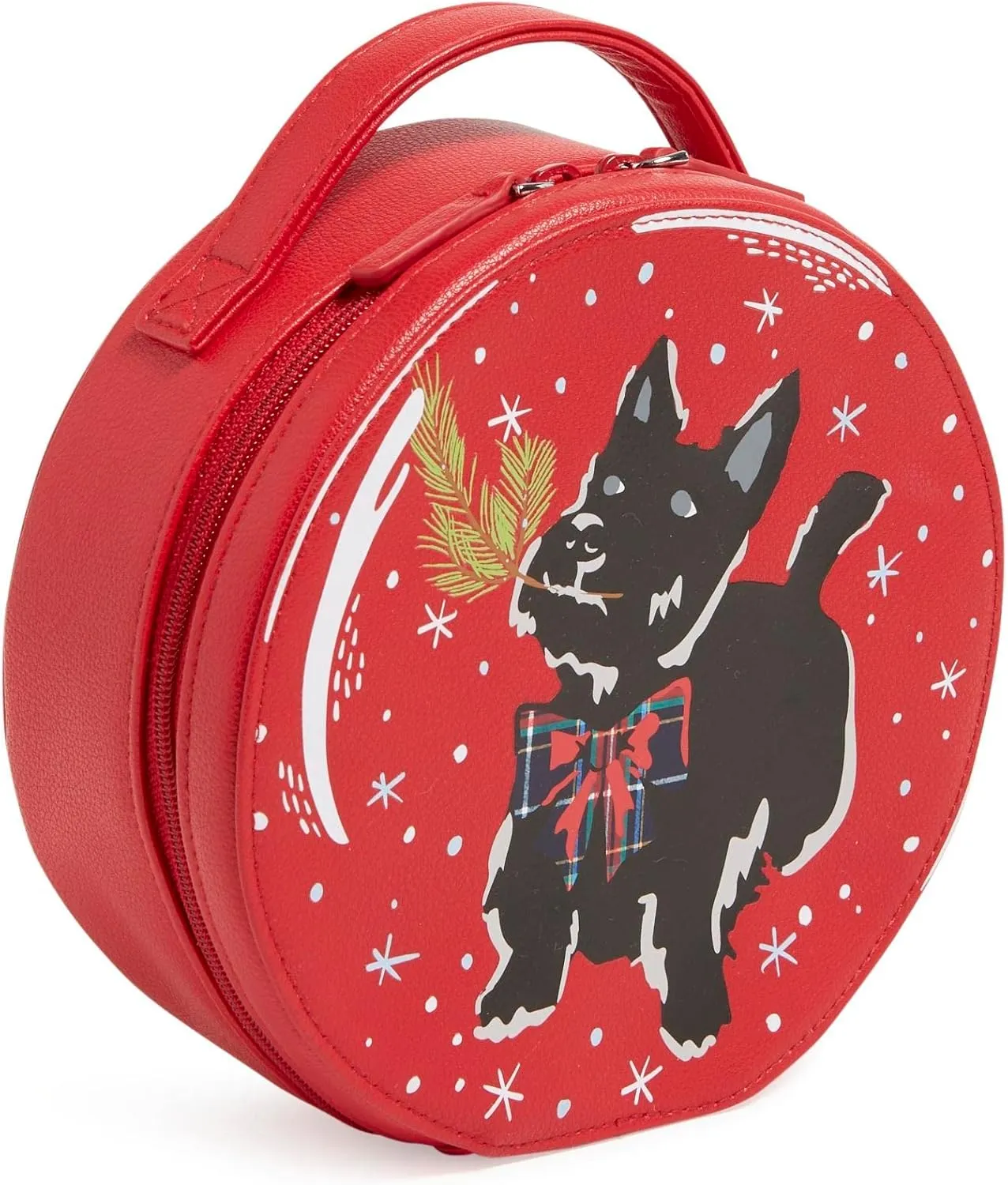 Vera Bradley Women's Novelty Cosmetic Makeup Organizer Bag, Scottie Dog, One Size