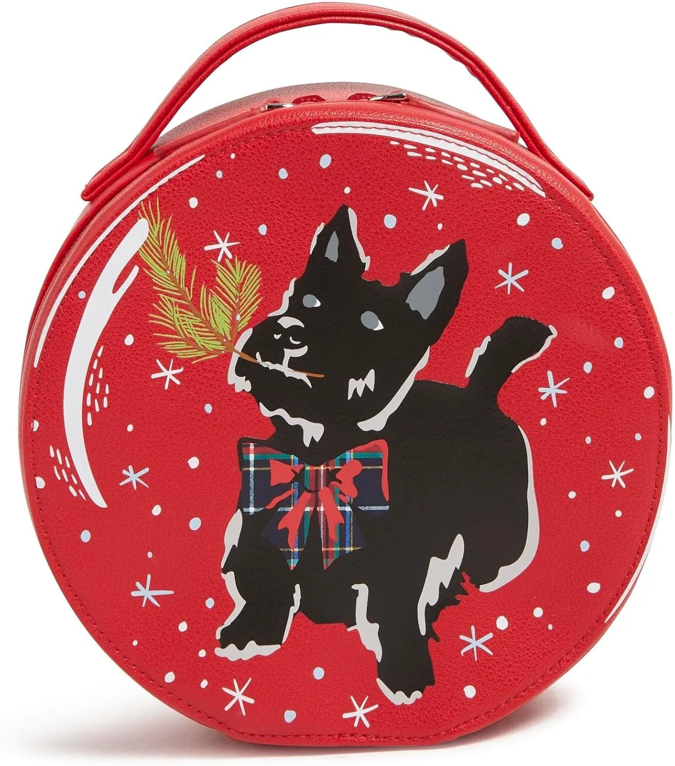 Vera Bradley Women's Novelty Cosmetic Makeup Organizer Bag, Scottie Dog, One Size