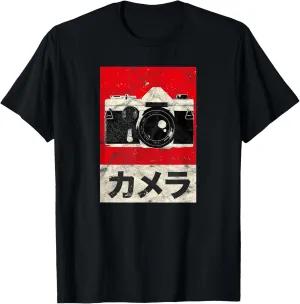 Vintage Japanese Analog SLR Camera Retro Photographer Film T-Shirt