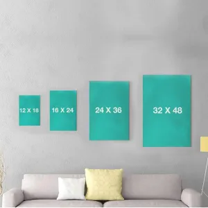 Virtual Class Rules Wall Art - Virtual Class Rules Poster Decor - Classroom Rules Canvas - Classroom Rules Rules Poster Decor - Back To School Gift - Class Rules - Classroom Wall Decor