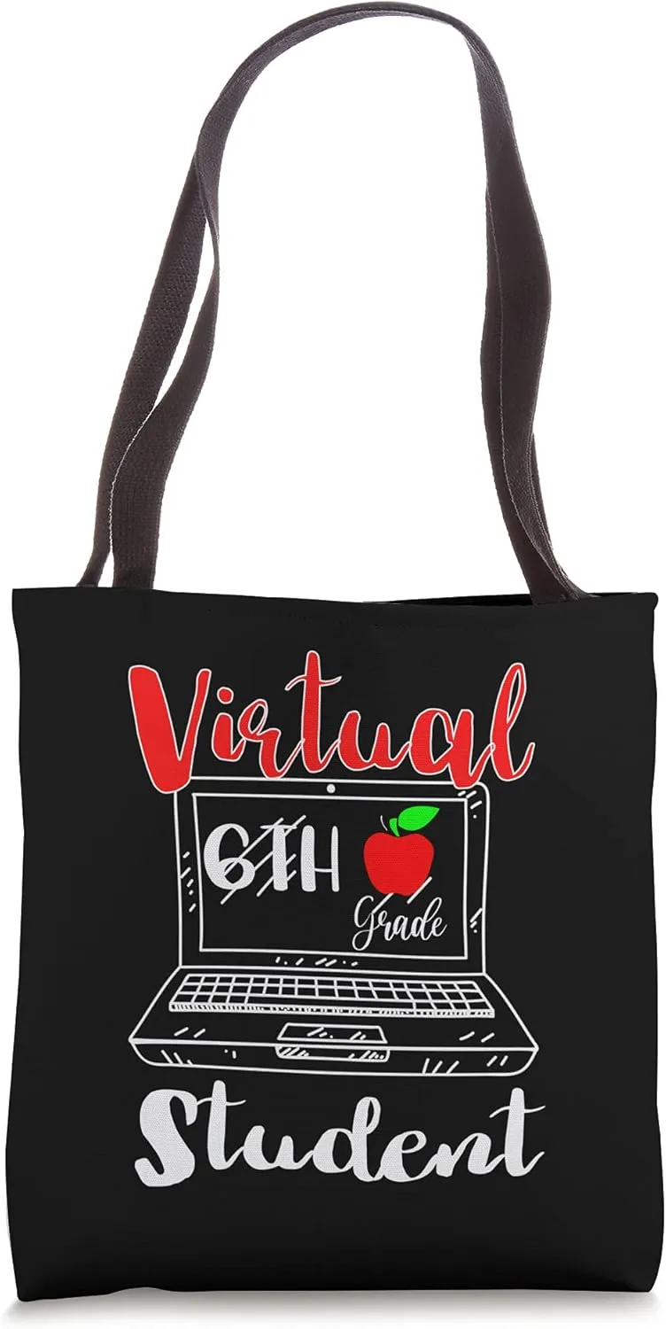 Virtual Sixth Grade Student Tote Bag