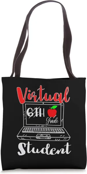 Virtual Sixth Grade Student Tote Bag