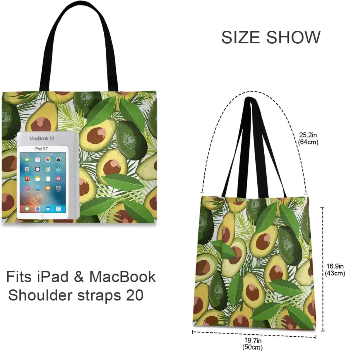 visesunny Large Tote Bag Shoulder Bag Shopping Casual Travel Bag Handbags for Women Lady Girl Teens Gym Beach Daily