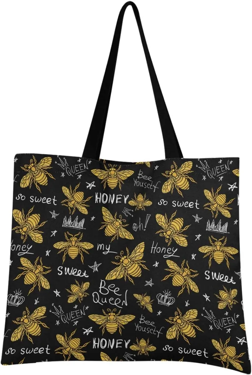 visesunny Large Tote Bag Shoulder Bag Shopping Casual Travel Bag Handbags for Women Lady Girl Teens Gym Beach Daily