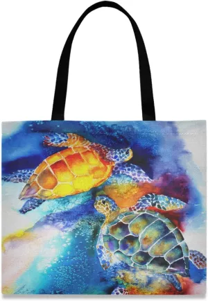 visesunny Large Women Casual Shoulder Bag Handbag Shopping Grocery Canvas Bag