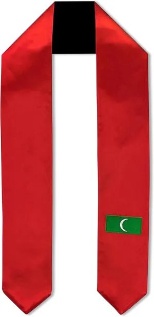 Vision Wear - Southern Asia Flag Graduation Sash/Stole - Luxurious Cultural Symbol - Embrace Your Heritage-Pride & Honor Sash