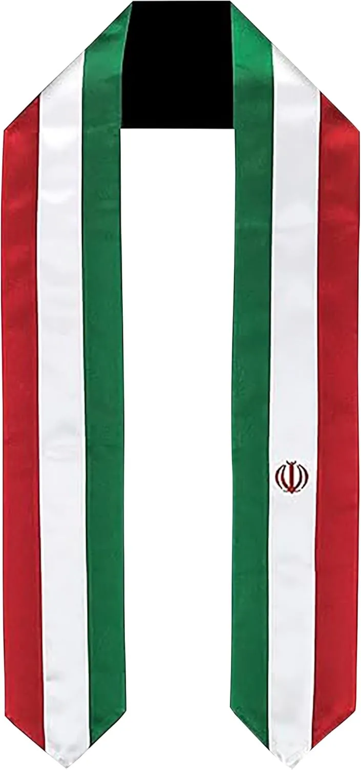 Vision Wear - Southern Asia Flag Graduation Sash/Stole - Luxurious Cultural Symbol - Embrace Your Heritage-Pride & Honor Sash