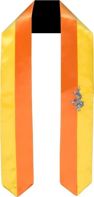 Vision Wear - Southern Asia Flag Graduation Sash/Stole - Luxurious Cultural Symbol - Embrace Your Heritage-Pride & Honor Sash