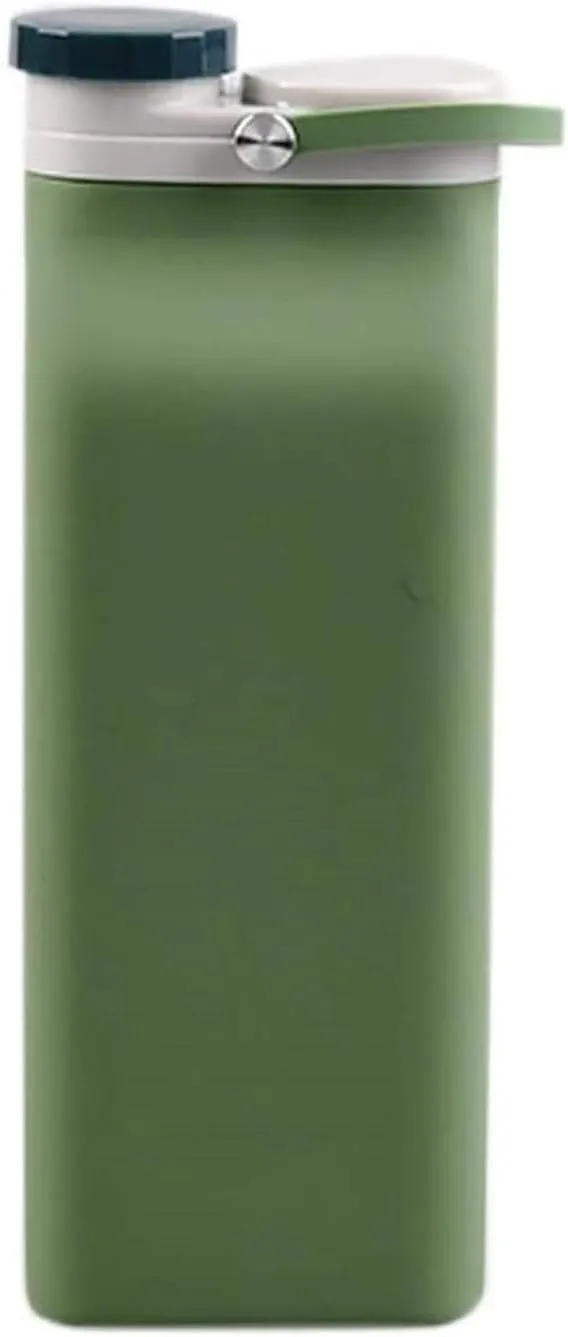 Water Bottle Sports Water Bottles Outdoorsy Squeeze Water Bag Water Drinking Bottle Collapsible Water Bottles Travel Water Bottle(Green)