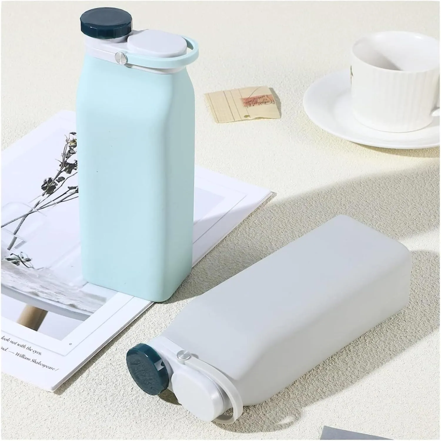 Water Bottle Sports Water Bottles Outdoorsy Squeeze Water Bag Water Drinking Bottle Collapsible Water Bottles Travel Water Bottle(Green)
