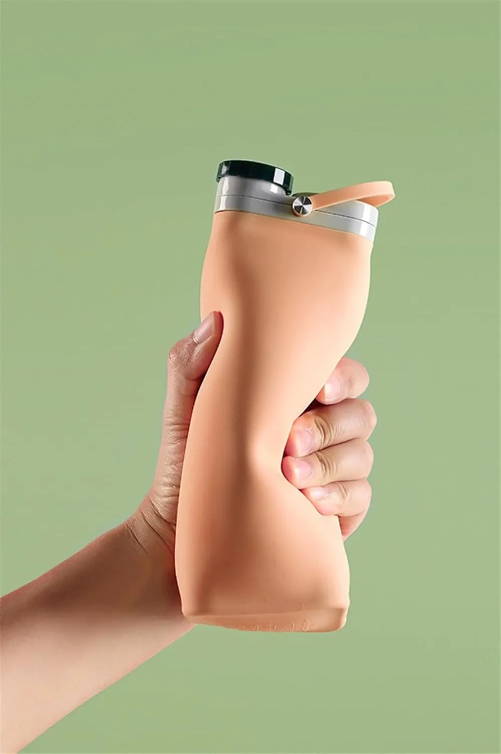 Water Bottle Sports Water Bottles Outdoorsy Squeeze Water Bag Water Drinking Bottle Collapsible Water Bottles Travel Water Bottle(Green)