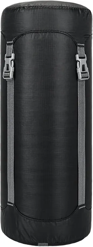 Waterproof Compression Dry Bag, 11 L Compression Stuff Sack with Lid for Sleeping Bag, 7.9X19.7