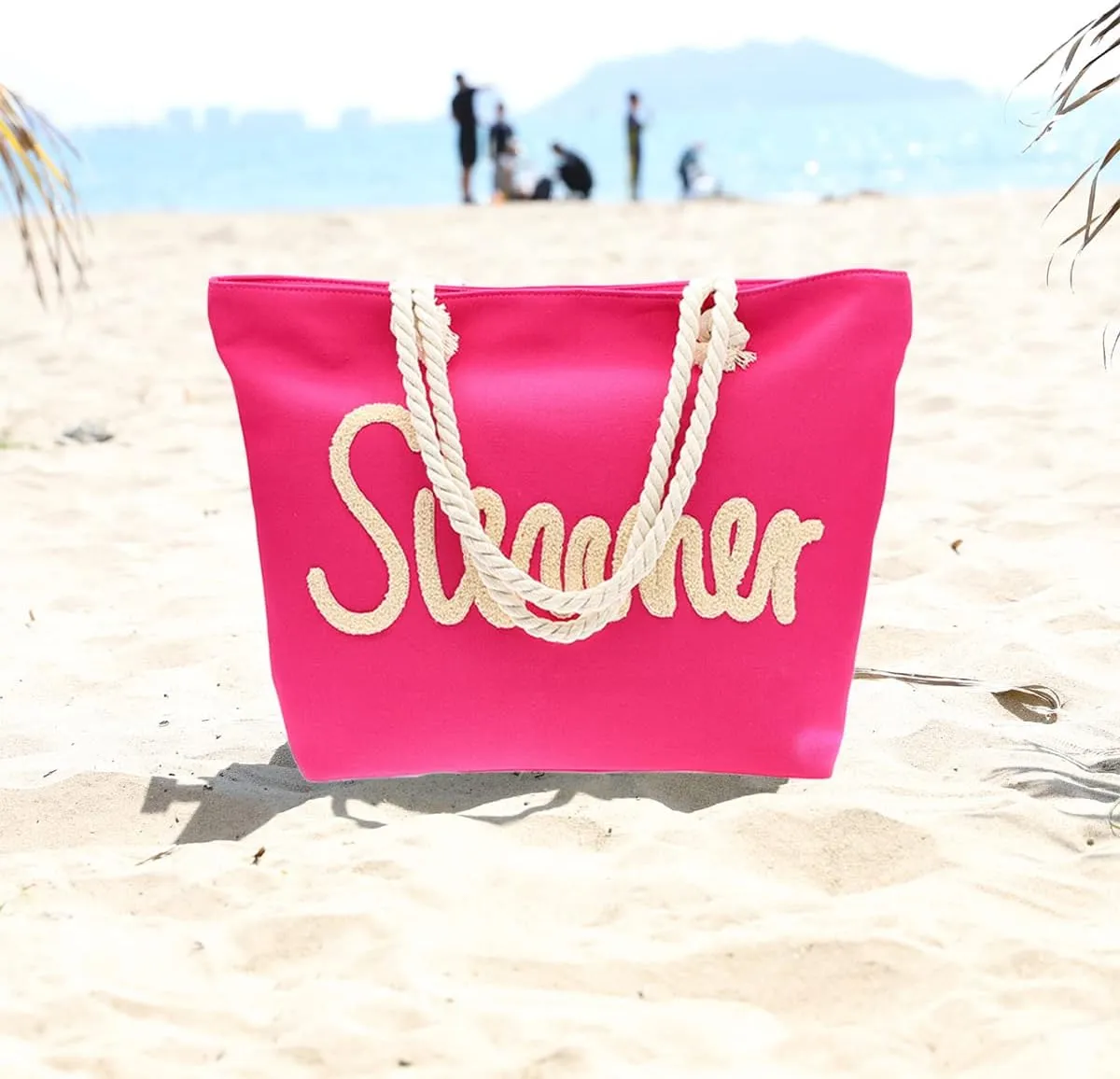We We Summer Beach bags for Women Large Beach Tote Bag Pool Beach Towel Bags Daily Bags for Travel Gym