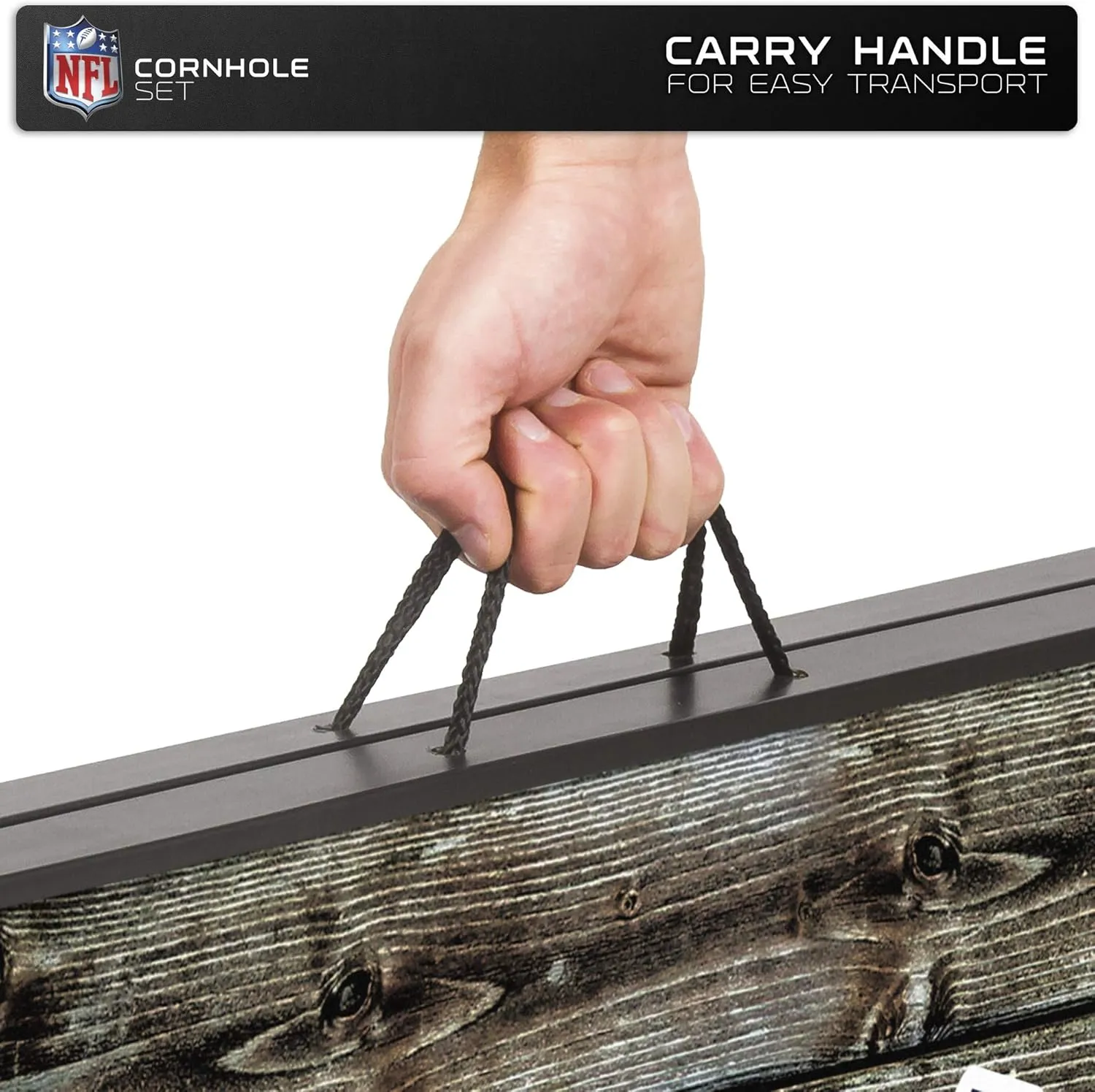 Wild Sports NFL 2' x 3' MDF Deluxe Cornhole Set - with Corners and Aprons