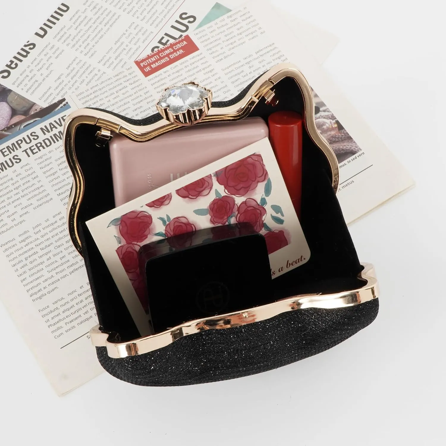 Women Evening Bag Clutch Tote Chain Shoulder Handbag Purse