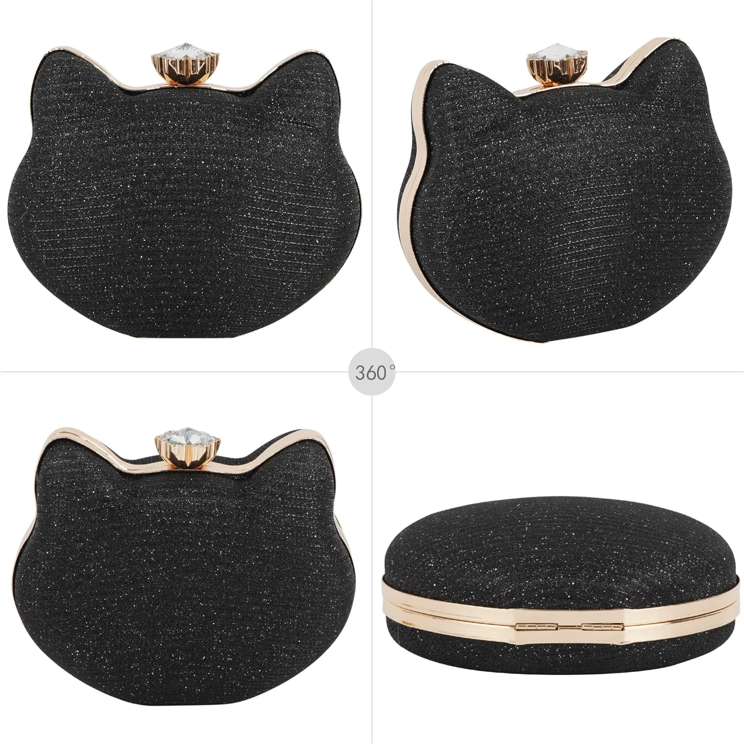 Women Evening Bag Clutch Tote Chain Shoulder Handbag Purse